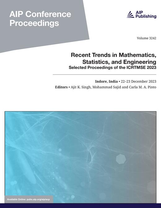 AIP Conference Proceedings Cover Image for Volume 3242, Issue 1