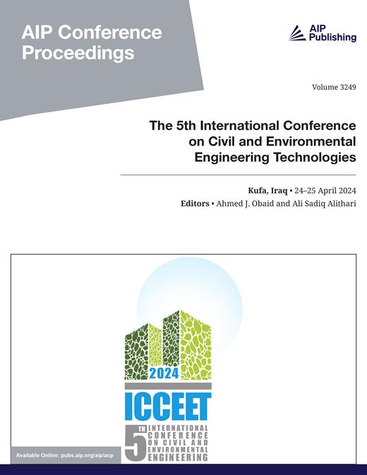 AIP Conference Proceedings Cover Image for Volume 3249, Issue 1