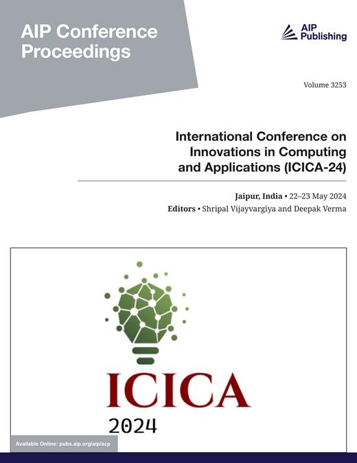 AIP Conference Proceedings Cover Image for Volume 3253, Issue 1