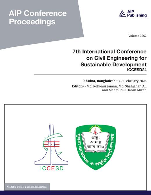 AIP Conference Proceedings Cover Image for Volume 3262, Issue 1
