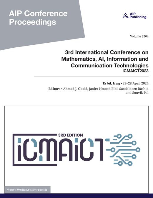 AIP Conference Proceedings Cover Image for Volume 3264, Issue 1