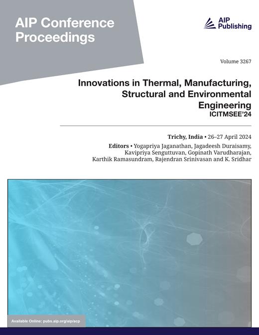 AIP Conference Proceedings Cover Image for Volume 3267, Issue 1