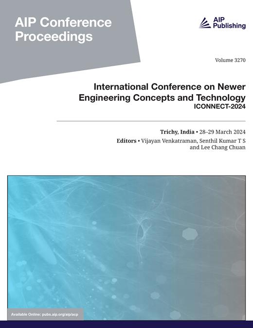 AIP Conference Proceedings Cover Image for Volume 3270, Issue 1