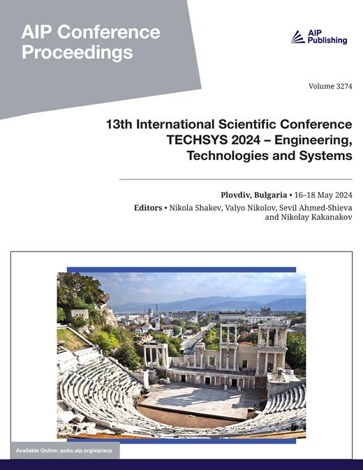 AIP Conference Proceedings Cover Image for Volume 3274, Issue 1