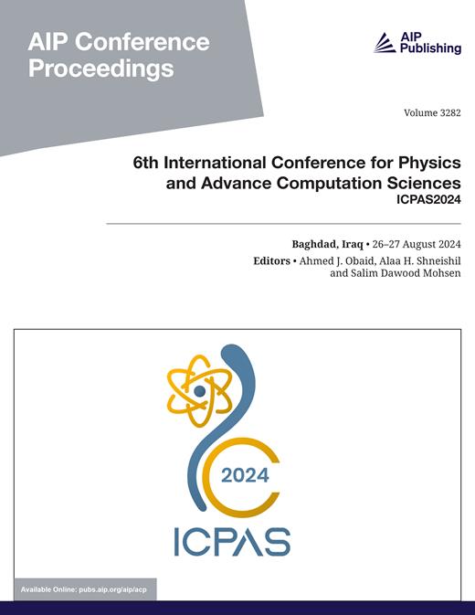 AIP Conference Proceedings Cover Image for Volume 3282, Issue 1