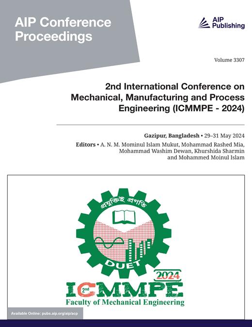 AIP Conference Proceedings Cover Image for Volume 3307, Issue 1