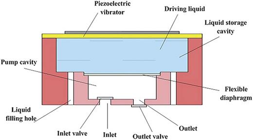 Design and test of a piezoelectric micropump based on hydraulic ...