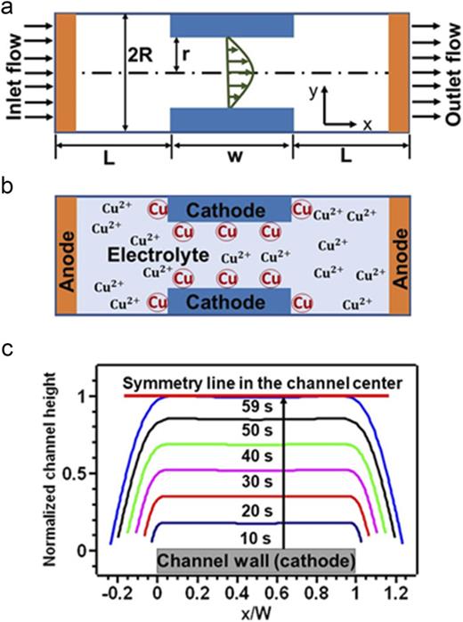 Computational analysis of copper electrodeposition into a porous ...