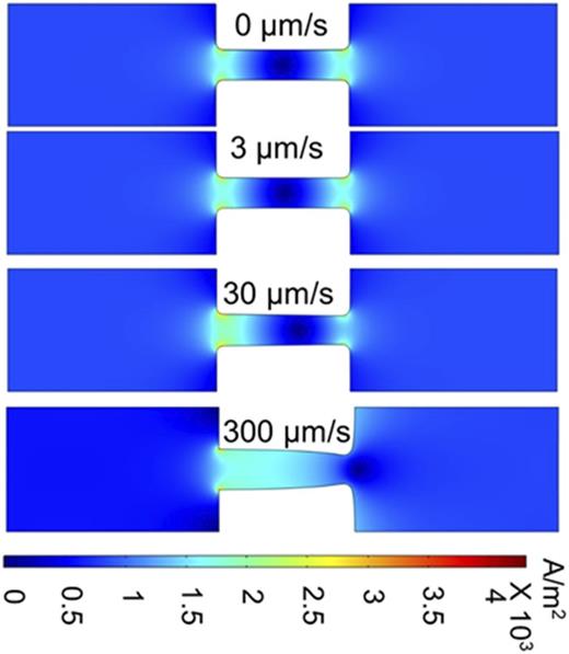 Computational analysis of copper electrodeposition into a porous ...