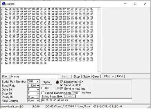 Serial debugging tool.