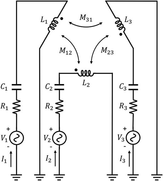 FIG. 1. The circuit diagram of the three-phase MNS.