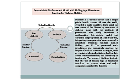 Deterministic mathematical model with Holling type II treatment ...
