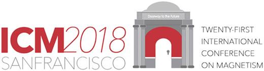FIG. 1. Logo of the 21st International Conference on Magnetism in San Francisco, CA, 15 – 20 July 2018. 