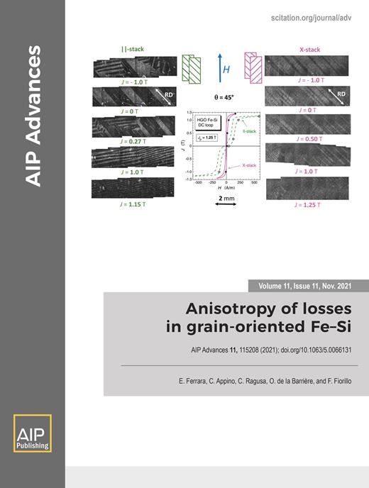 AIP Advances Cover Image for Volume 11, Issue 11