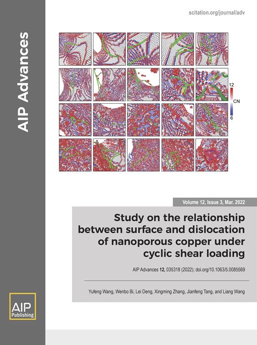 AIP Advances Cover Image for Volume 12, Issue 3