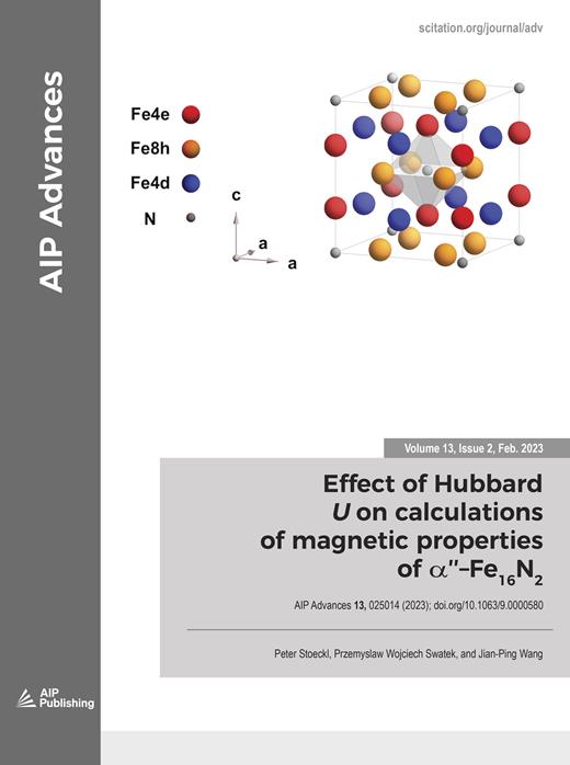 AIP Advances Cover Image for Volume 13, Issue 2