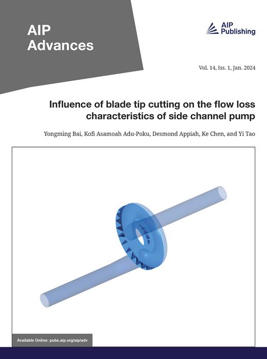 AIP Advances Cover Image for Volume 14, Issue 1