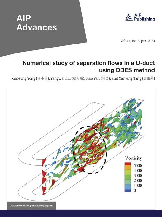 AIP Advances Cover Image for Volume 14, Issue 6