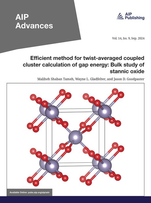 AIP Advances Cover Image for Volume 14, Issue 9