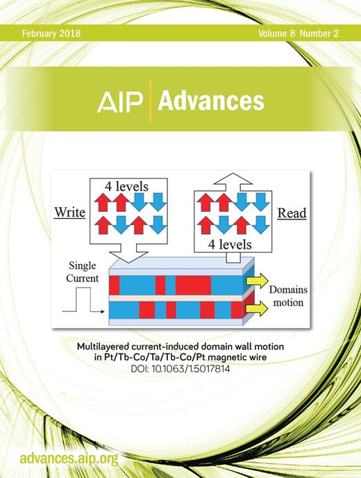 AIP Advances Cover Image for Volume 8, Issue 2
