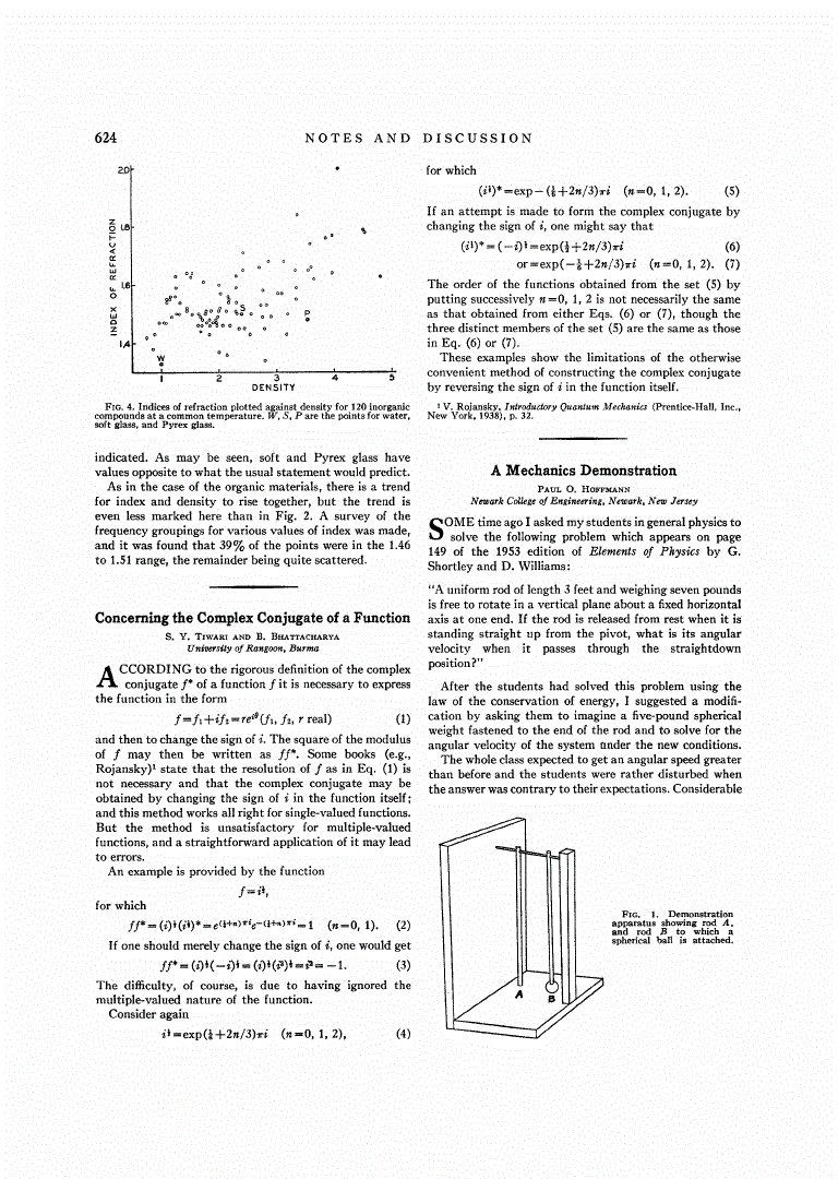 First page of A Mechanics Demonstration