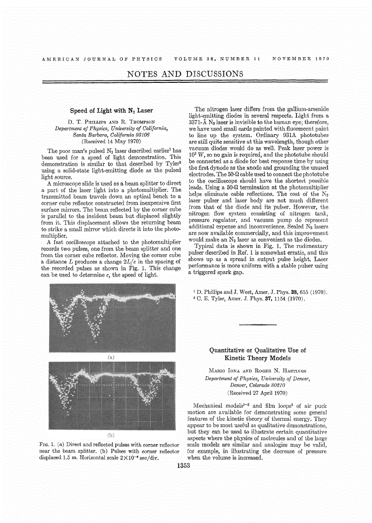 First page of Quantitative or Qualitative Use of Kinetic Theory Models