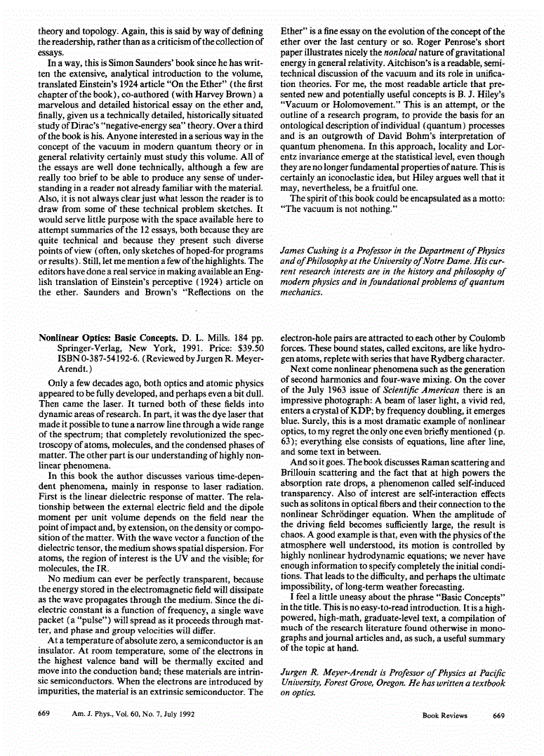 Optics Basic Concepts American Journal of Physics AIP