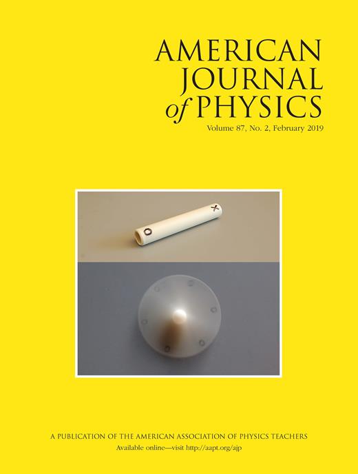 American Journal of Physics Cover Image for Volume 87, Issue 2