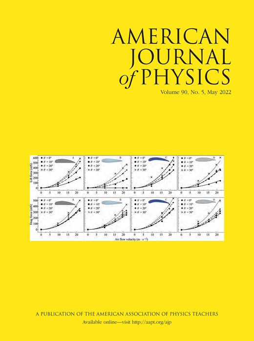 American Journal of Physics Cover Image for Volume 90, Issue 5