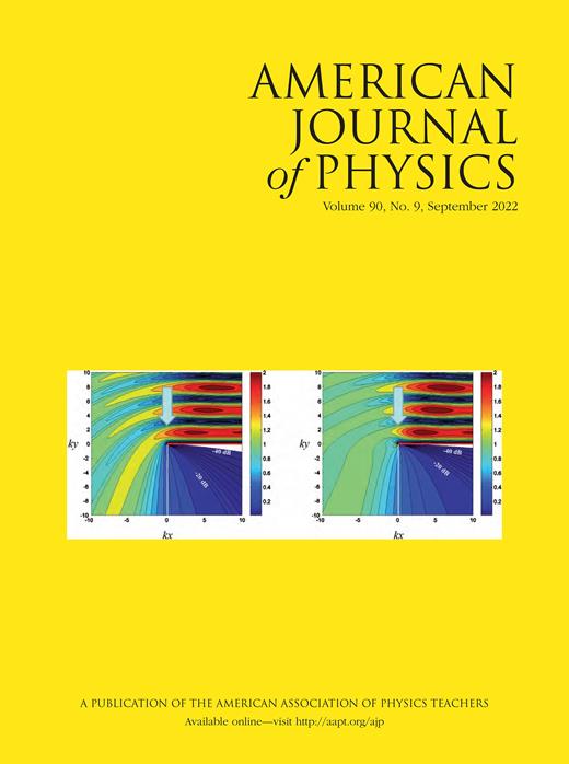 American Journal of Physics Cover Image for Volume 90, Issue 9