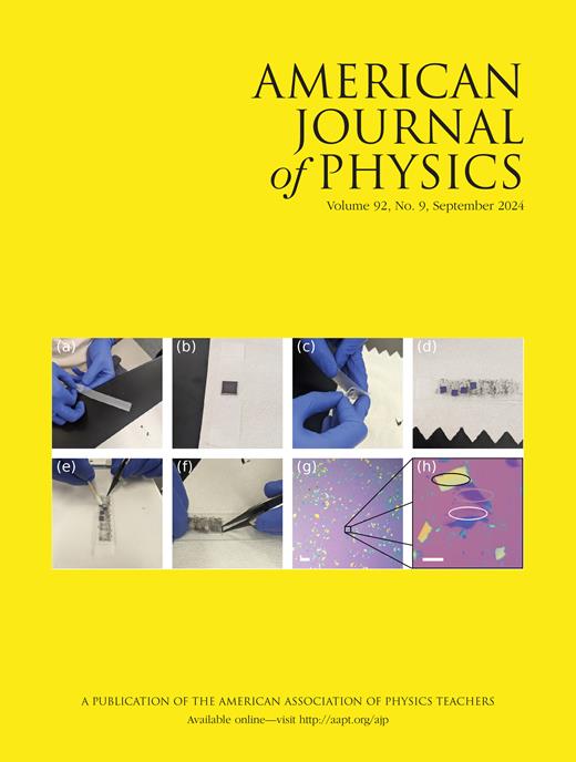 American Journal of Physics Cover Image for Volume 92, Issue 9