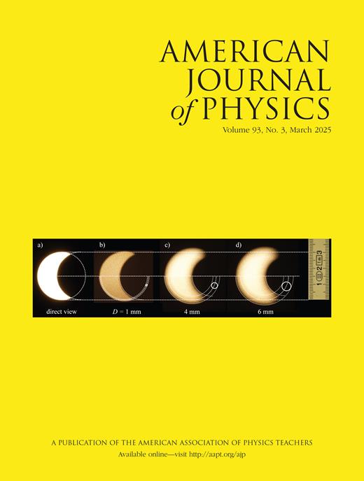 American Journal of Physics Cover Image for Volume 93, Issue 3