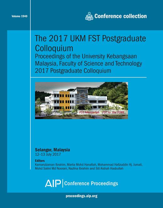 AIP Conference Proceedings Cover Image for Volume 1940, Issue 1