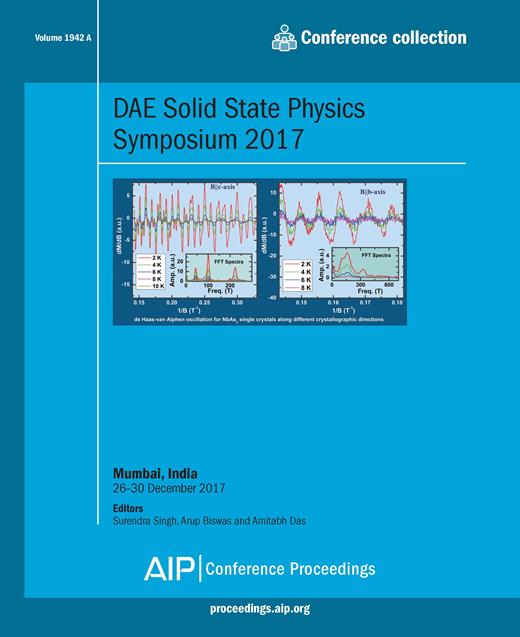 AIP Conference Proceedings Cover Image for Volume 1942, Issue 1