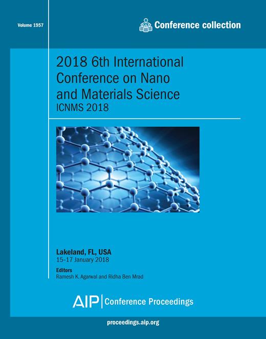 AIP Conference Proceedings Cover Image for Volume 1957, Issue 1