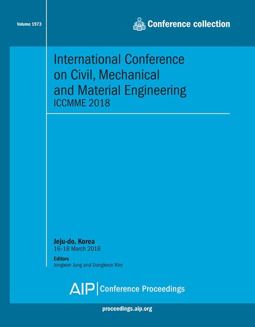 AIP Conference Proceedings Cover Image for Volume 1973, Issue 1