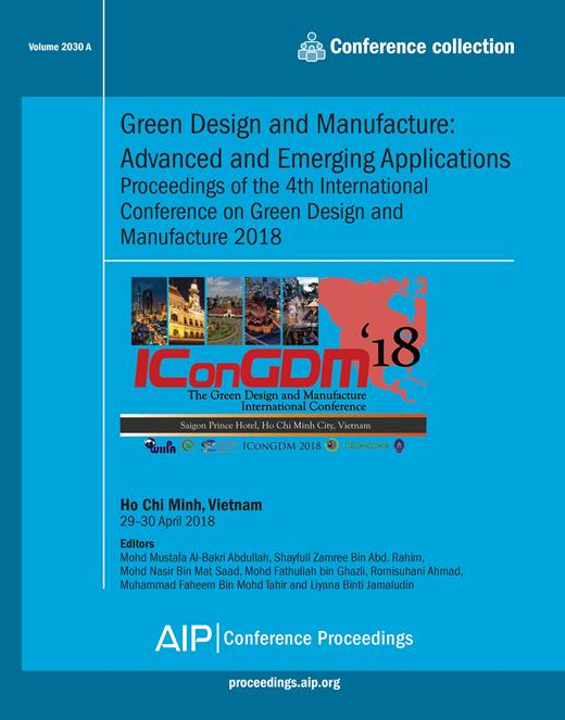 AIP Conference Proceedings Cover Image for Volume 2030, Issue 1