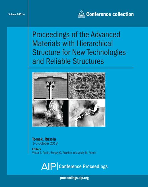 AIP Conference Proceedings Cover Image for Volume 2051, Issue 1