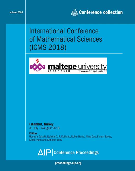 AIP Conference Proceedings Cover Image for Volume 2086, Issue 1