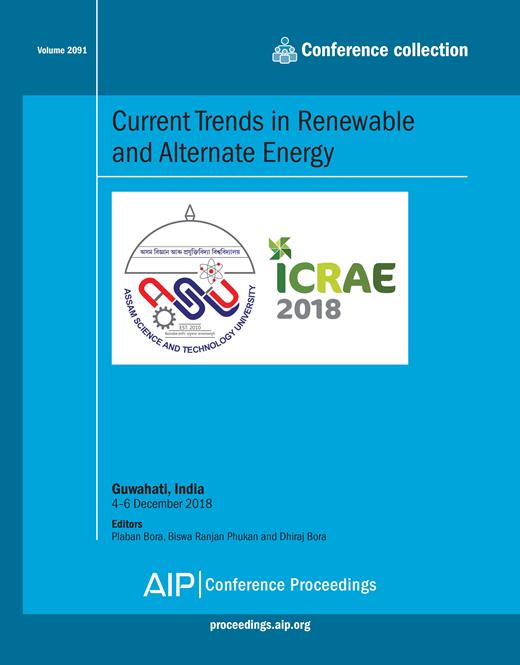 AIP Conference Proceedings Cover Image for Volume 2091, Issue 1