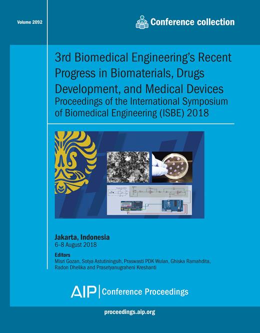 AIP Conference Proceedings Cover Image for Volume 2092, Issue 1