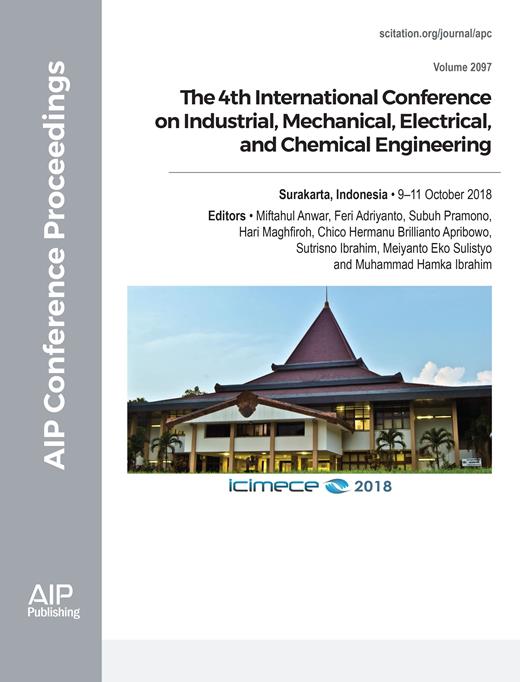 AIP Conference Proceedings Cover Image for Volume 2097, Issue 1