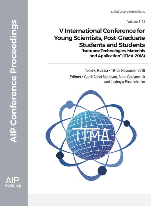 AIP Conference Proceedings Cover Image for Volume 2101, Issue 1