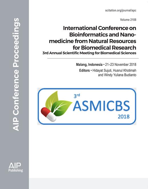 AIP Conference Proceedings Cover Image for Volume 2108, Issue 1