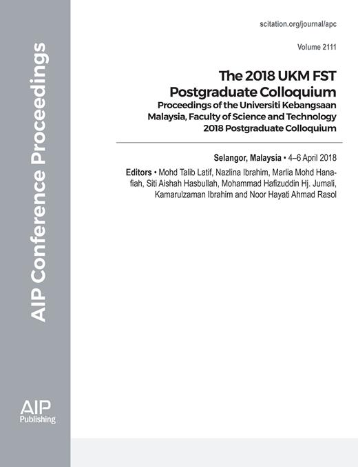 AIP Conference Proceedings Cover Image for Volume 2111, Issue 1