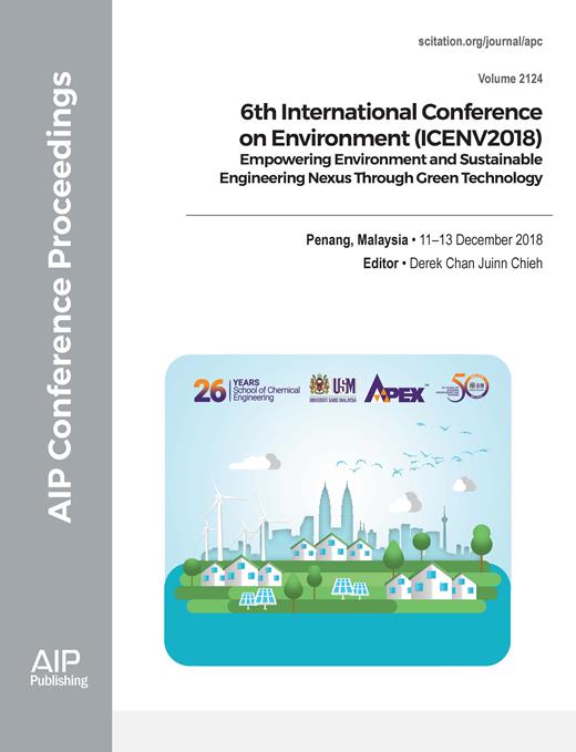 AIP Conference Proceedings Cover Image for Volume 2124, Issue 1