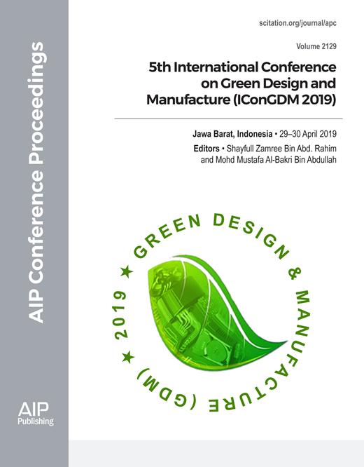 AIP Conference Proceedings Cover Image for Volume 2129, Issue 1