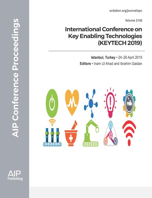 AIP Conference Proceedings Cover Image for Volume 2146, Issue 1