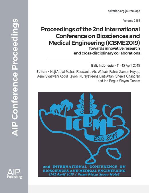 AIP Conference Proceedings Cover Image for Volume 2155, Issue 1