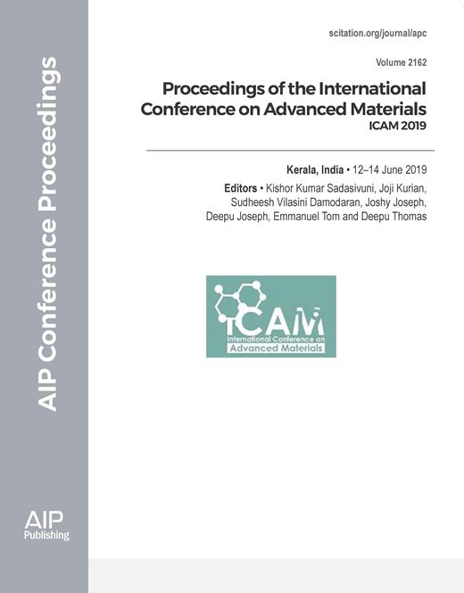 AIP Conference Proceedings Cover Image for Volume 2162, Issue 1